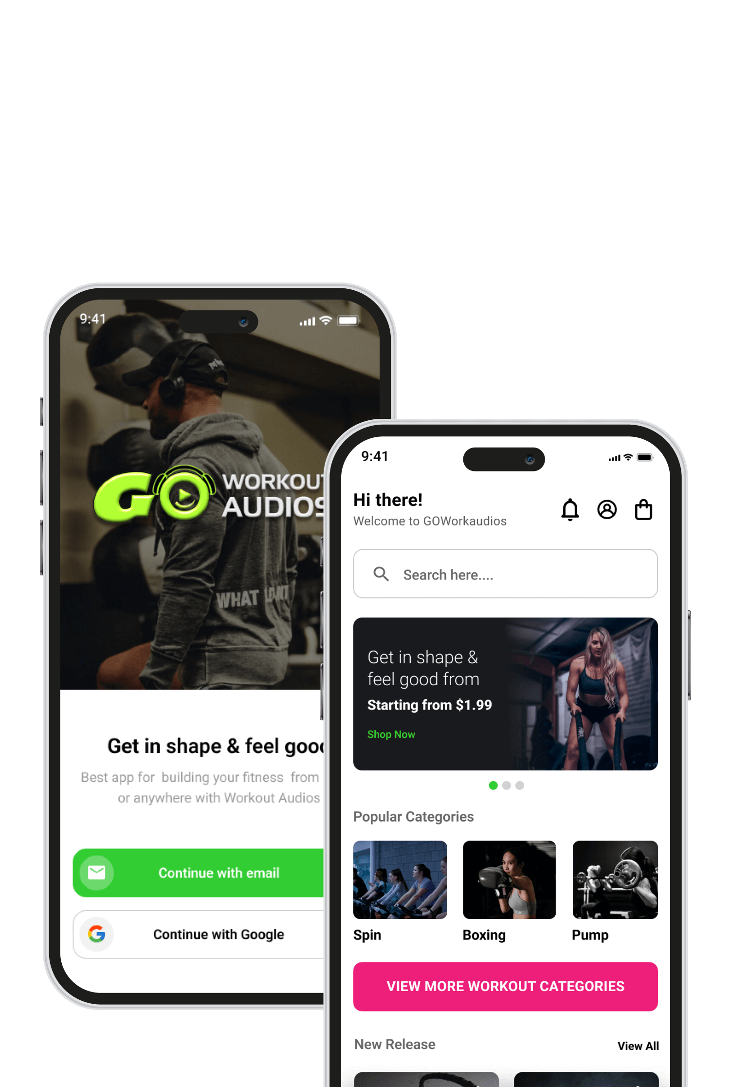 Go Workout Audios
