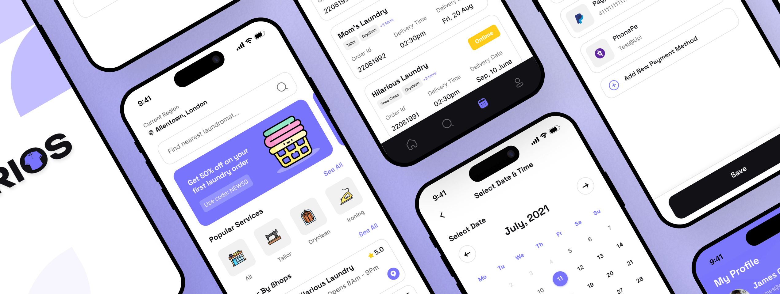 AI SaaS, automation, and MVP app screens.