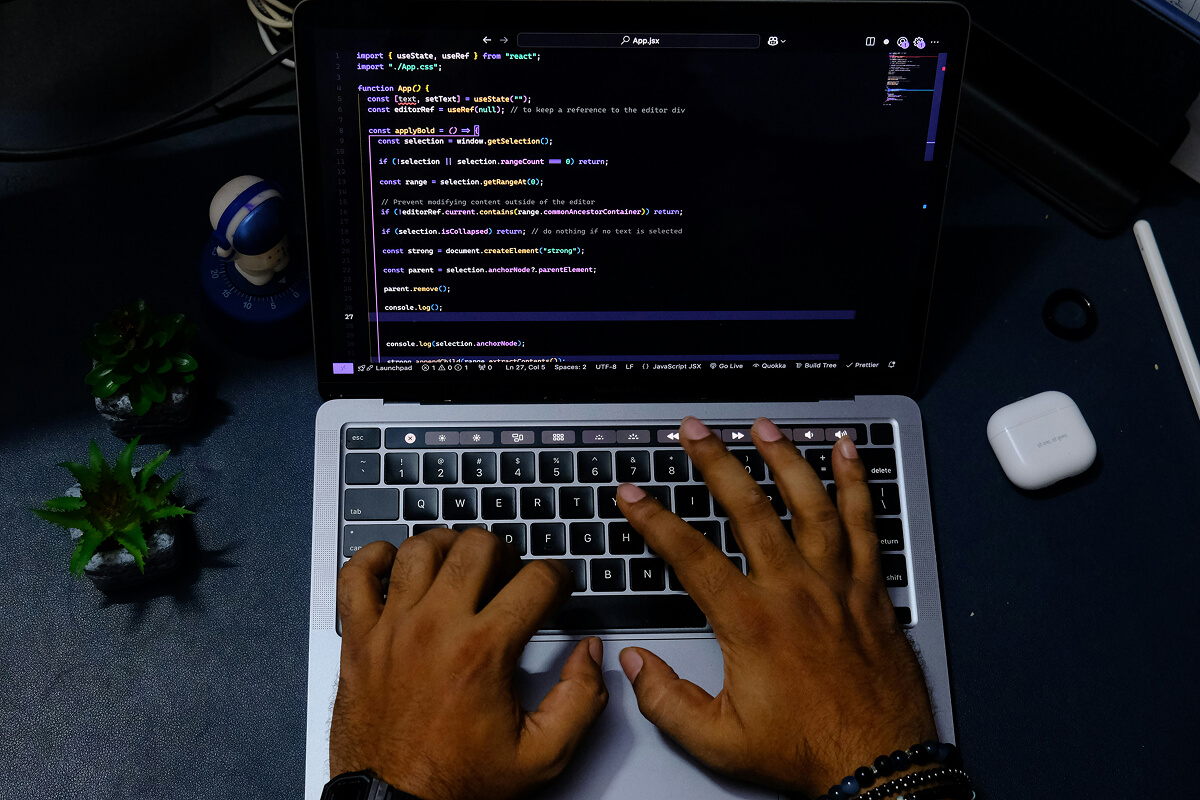 ai agent development step by step — developer working on code at desk - Photo by Zayed Hossain on Pexels